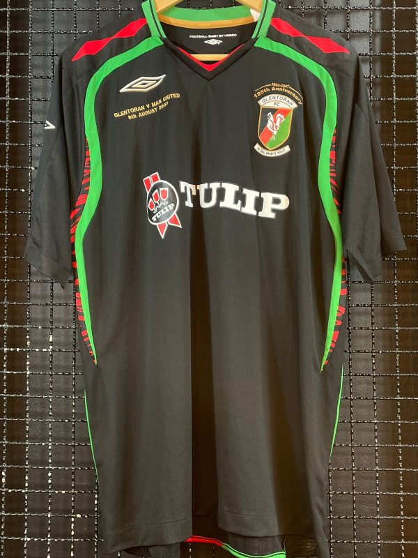 Camisa Glentoran – IRL Umbro 2007 amistoso x Manchester United