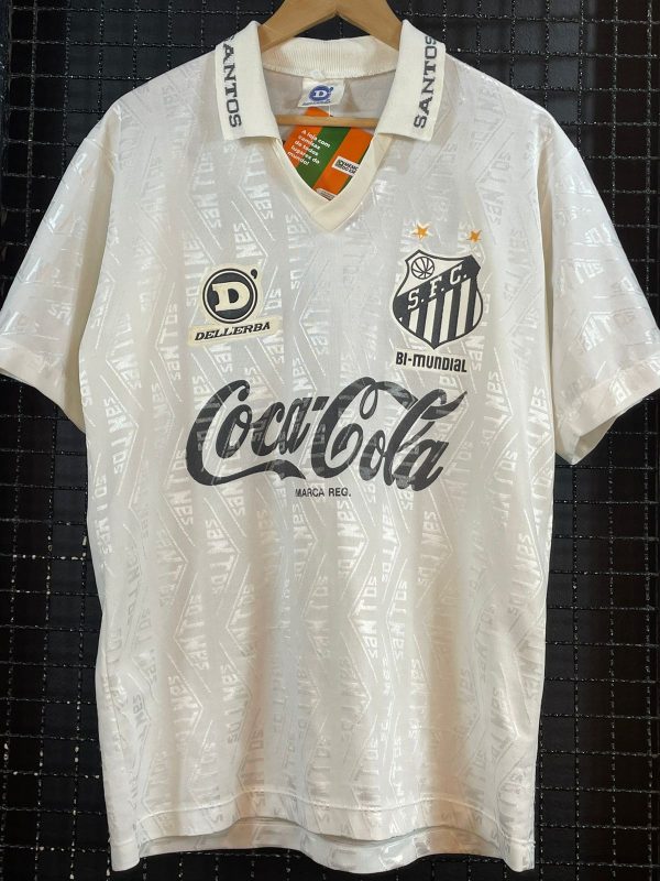 Camisa Santos Dellerba 1993 branca