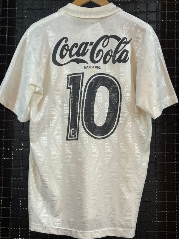 Camisa Santos Dellerba 1993 branca - Imagem 2