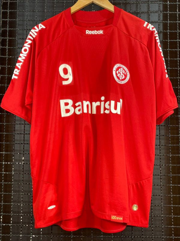 Camisa Internacional Reebok 2009 Nilmar vermelha