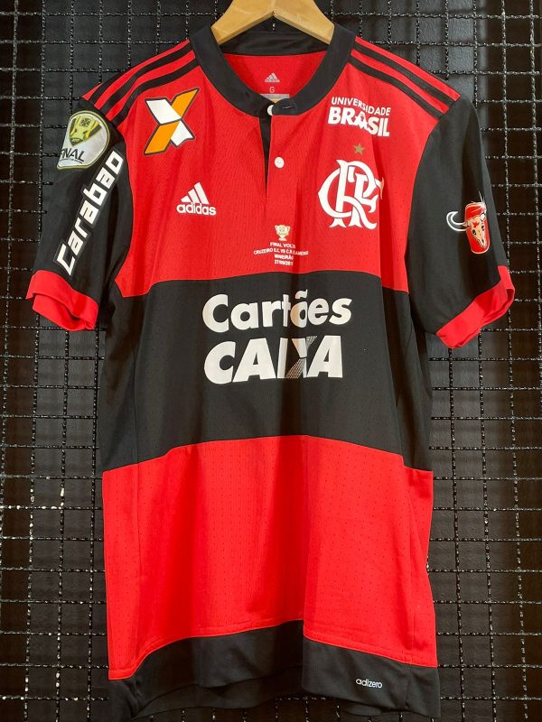 Camisa Flamengo Adidas 2017 Final Copa do Brasil Cruzeiro x Flamengo Diego Ribas