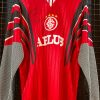 Camisa Internacional Adidas 1997 goleiro mangas longas André vermelha autografada