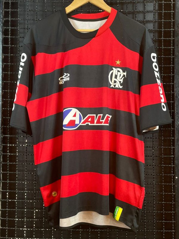 Camisa Flamengo Olympikus 2009 Adriano Imperador rubro-negra