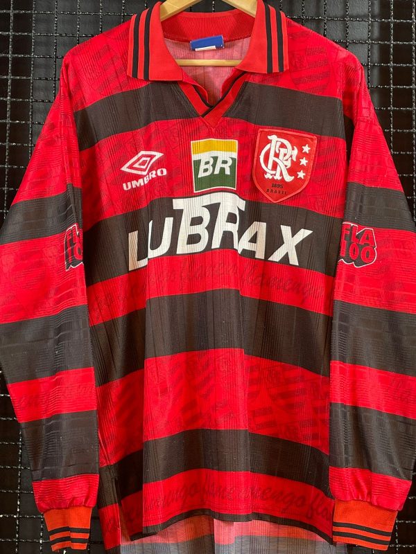 Camisa Flamengo Umbro 1996 mangas longas