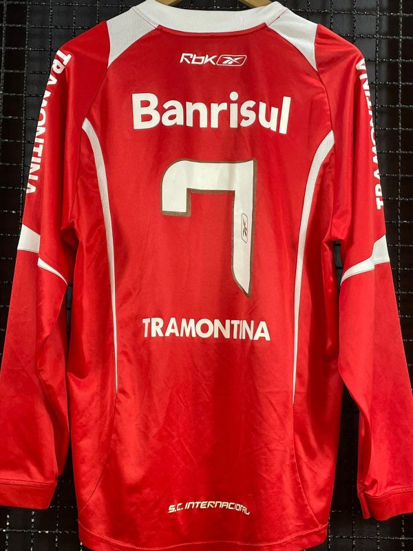 Camisa Internacional Reebok 2007 vermelha mangas longas - Imagem 2