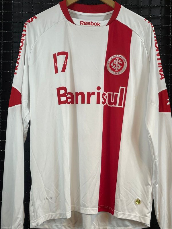 Camisa Internacional Reebok 2010 Andrezinho terceiro uniforme mangas longas