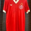 Camisa Internacional Adidas 1982 Ruben Paz vermelha autografada