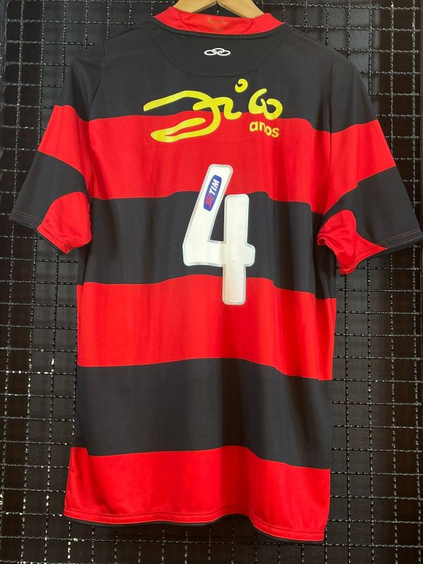 Camisa Flamengo Olympikus 2012 rubro-negra Zico 60 Anos - Imagem 2