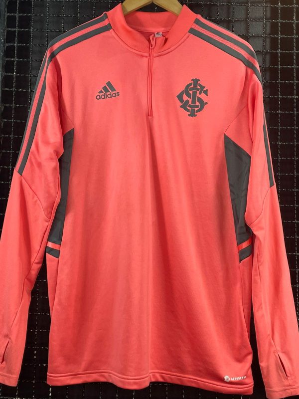 Agasalho Internacional Adidas 2022 treino rosa