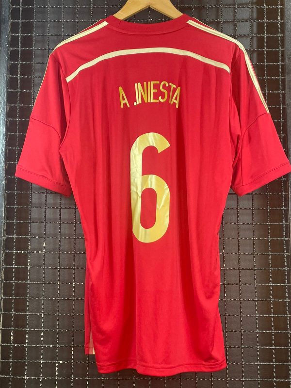 Camisa Espanha Adidas 2013 Andrés Iniesta - Image 2