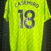 Camisa Manchester United Adidas 2022 verde Casemiro - Image 2