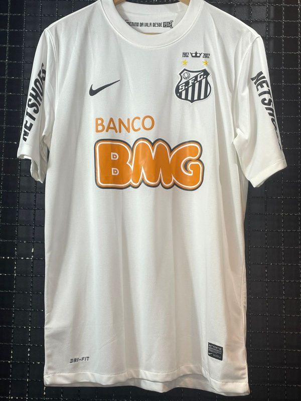 Camisa Santos Nike 2012 Neymar Júnior centenário branca