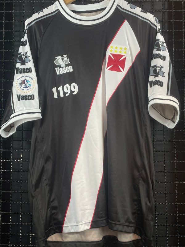 Camisa Vasco da Gama 2002 Liga Rio -São Paulo Eurico Miranda