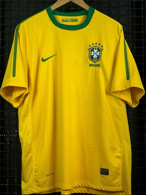 Camisa Brasil Nike 2010 amarela