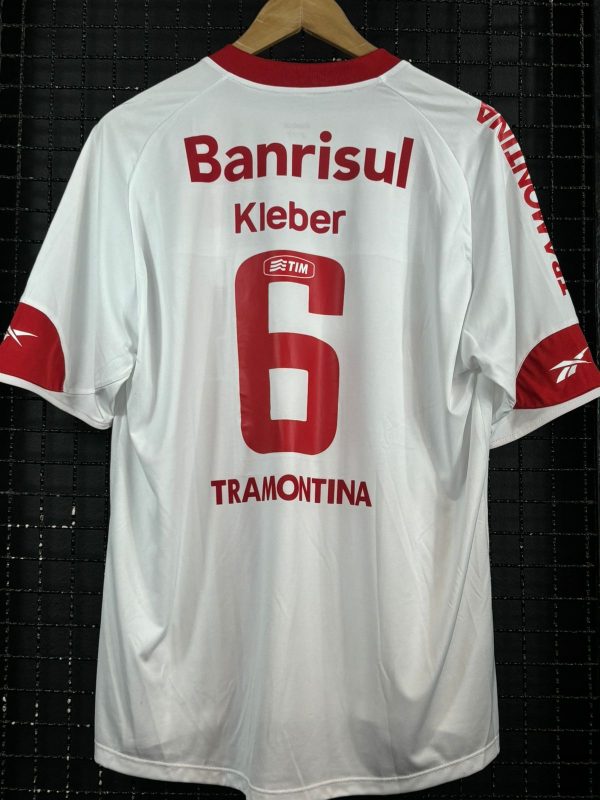 Camisa Internacional Reebok 2010 Kleber branca terceiro uniforme - Imagem 2