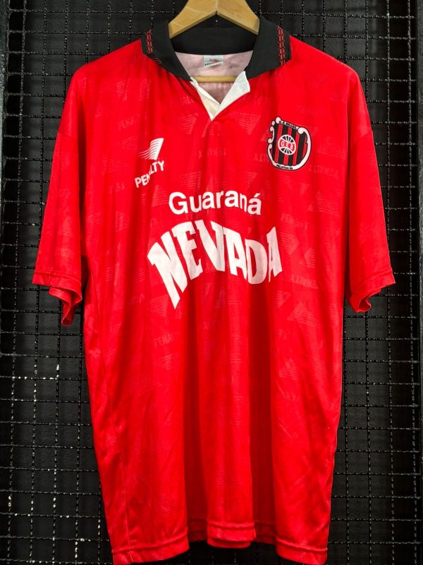 Camisa Brasil de Pelotas - RS Penalty 1997 Guaraná Nevada vermelha