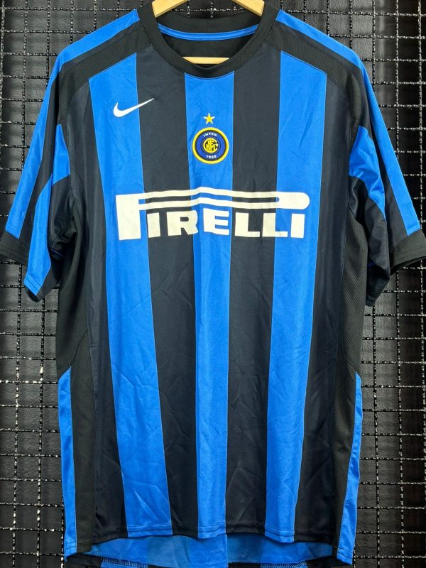 Camisa Inter de Milão Nike 2004 Adriano Imperador