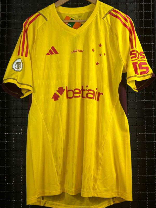 Camisa Cruzeiro Adidas 2023 G Grando goleiro Brasileiro 2024