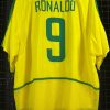 Camisa Brasil Nike 2002 Ronaldo amarela - Imagem 2