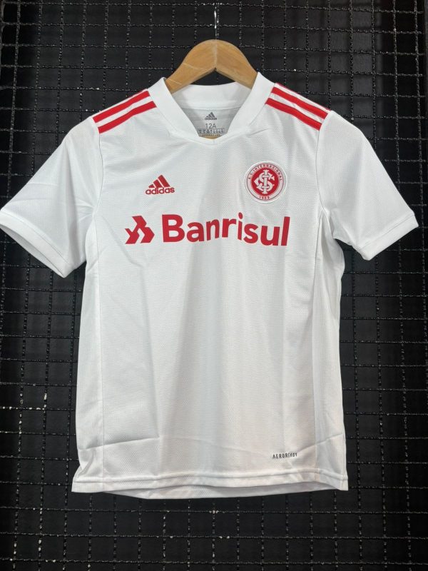 Camisa Internacional Adidas 2021 Infantil branca