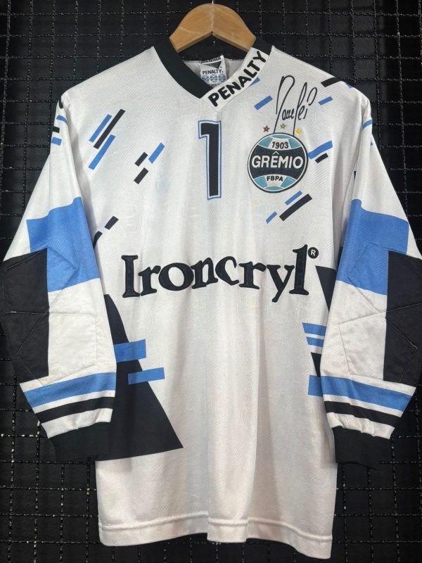 Camisa Grêmio Penalty 1997 Danrlei goleiro branca mangas longas