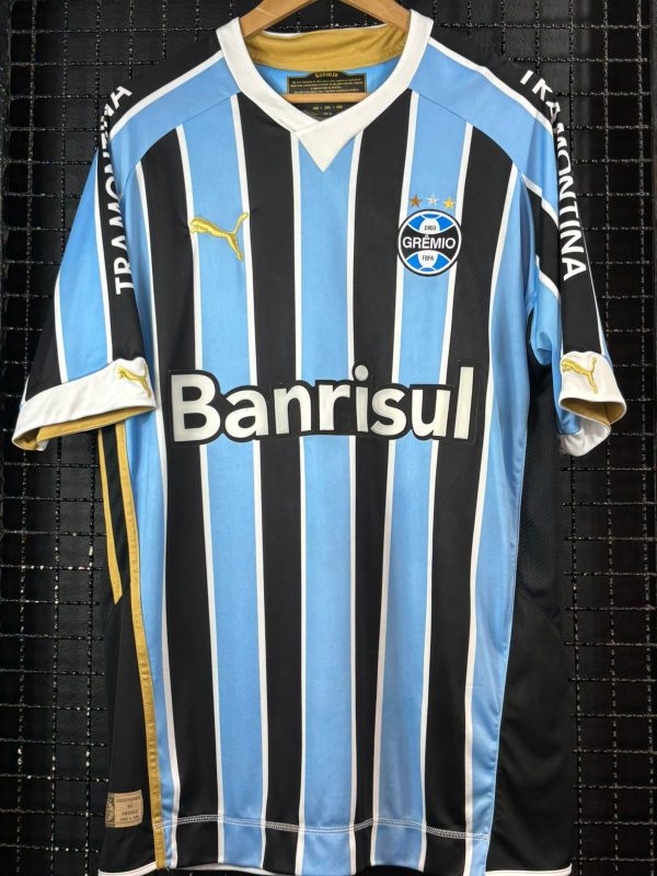 Camisa Grêmio Puma 2009 Libertadores da América tricolor