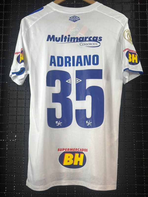 Camisa Cruzeiro Umbro 2019 Brasileirão Adriano branca - Imagem 2