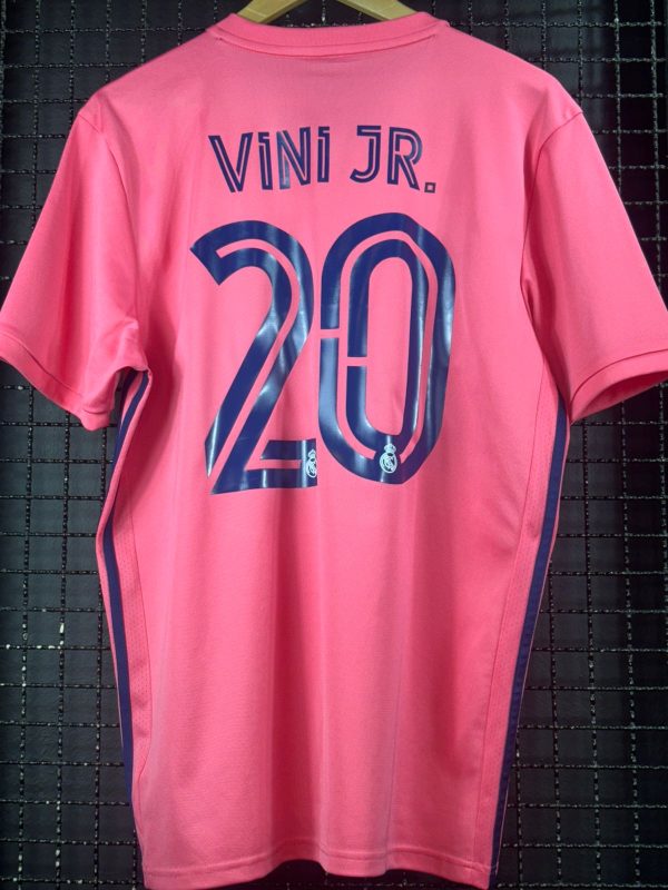 Camisa Real Madrid Adidas 2020 Vinicius Júnior rosa - Image 2