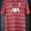 Camisa Liverpool Nike 2021 pré-jogo
