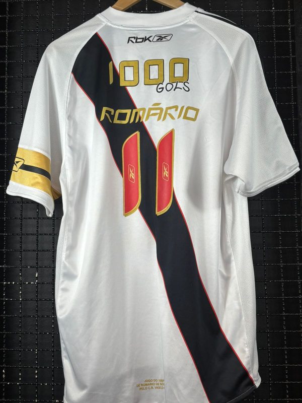 Camisa Vasco da Gama Reebok 2007 Romário 1000 Gols - Image 2