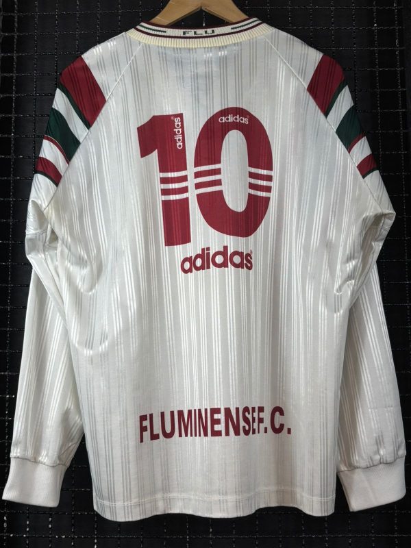 Camisa Fluminense Adidas 1996 branca mangas longas - Image 2
