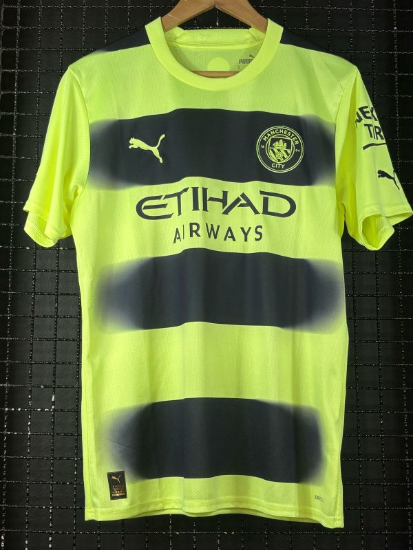 Camisa Manchester City Puma 2022 Haaland terceiro uniforme