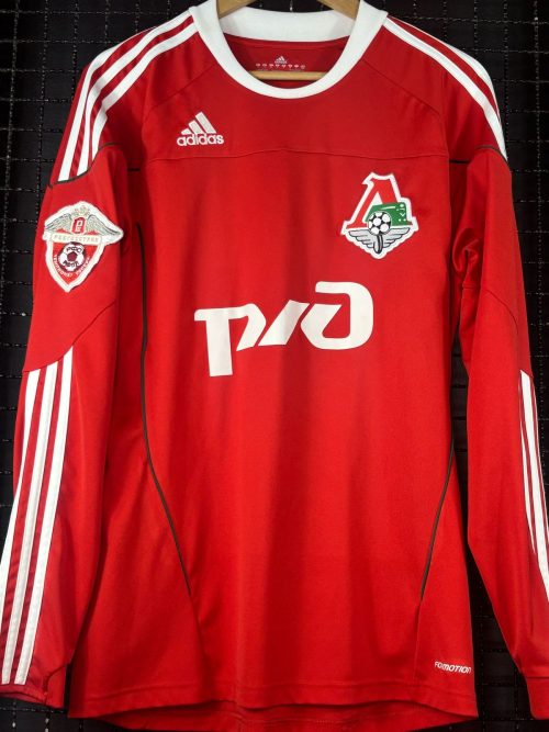 Camisa Lokomotiv Moscow Adidas 2010 Wagner mangas longas