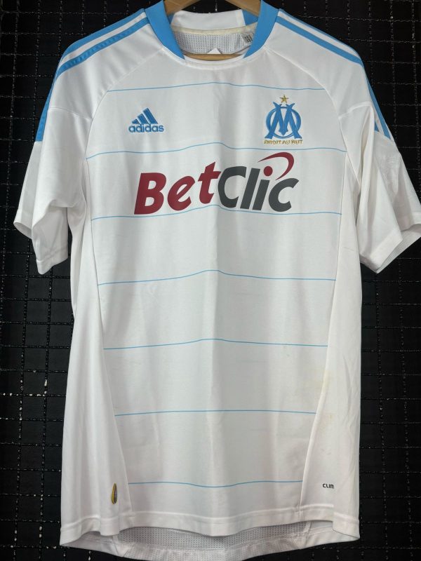 Camisa Olympique de Marseille Adidas 2010 branca