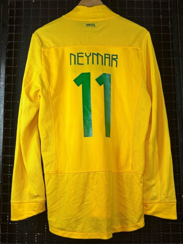 Camisa Brasil Nike 2011 Neymar Jr mangas longas amarela - Image 2