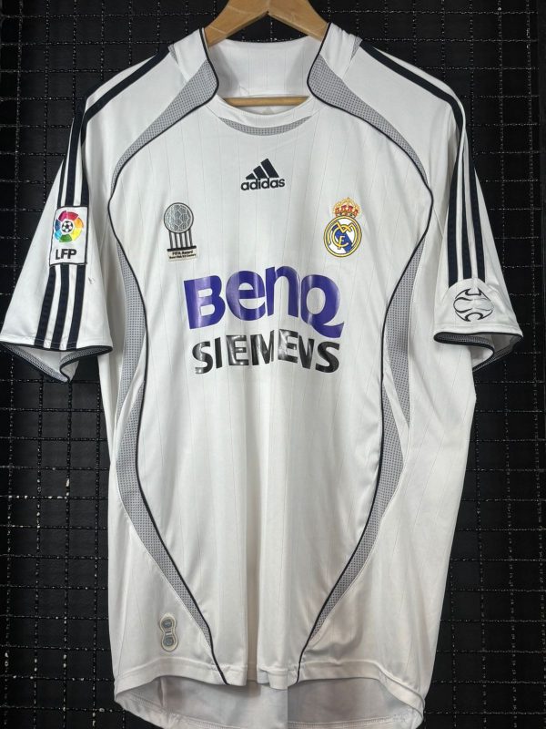 Camisa Real Madrid Adidas 2007 David Beckham Teamgeist branca