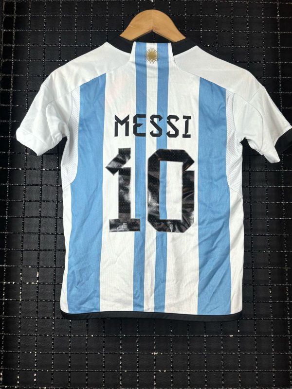 Camisa Argentina Adidas 2022 Messi infantil - Image 2