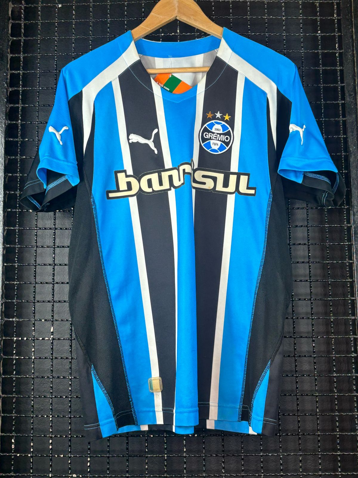 Camisa Grêmio Puma 2005 tricolor - Memorias do Esporte