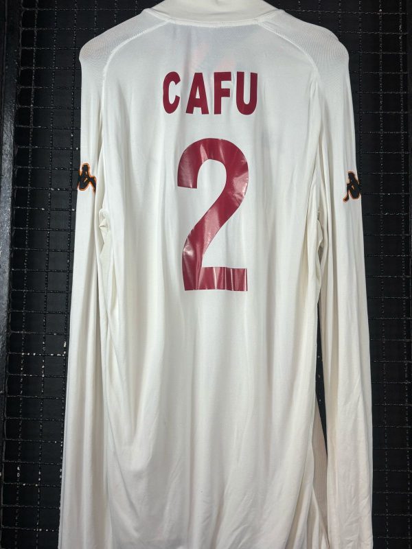 Camisa Roma Kappa 2002 Cafu mangas longas - Image 2