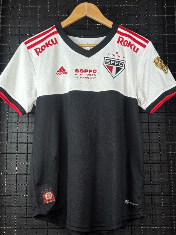 Camisa São Paulo Adidas 2022 Jonathan Calleri terceiro uniforme infantil