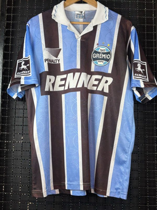 Camisa Grêmio Penalty 1995 Paulo Nunes tricolor