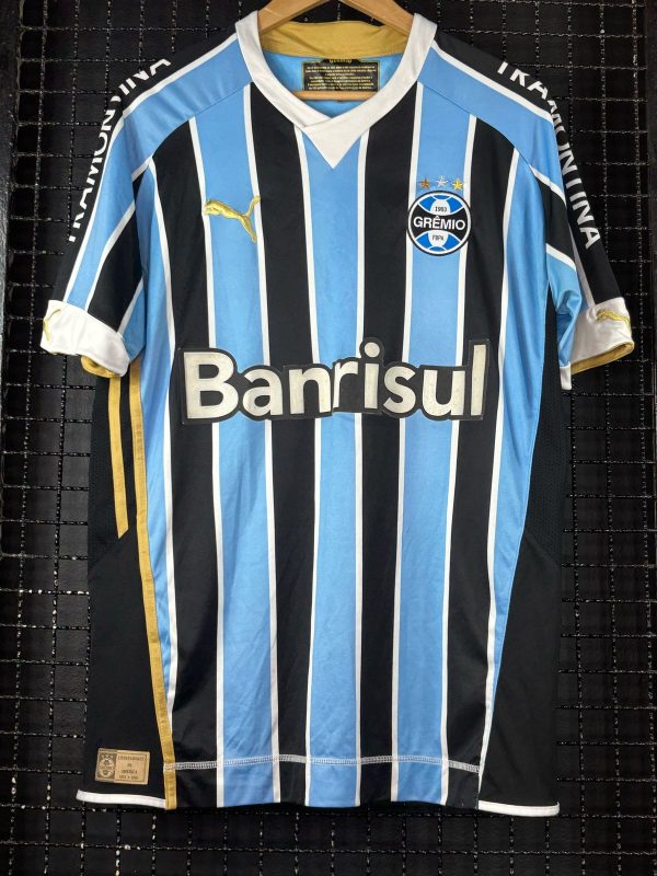Camisa Grêmio Puma 2009 Libertadores da América tricolor