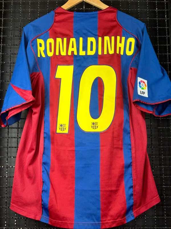 Camisa Barcelona Nike 2004 Ronaldinho Gaúcho Total 90 - Image 2