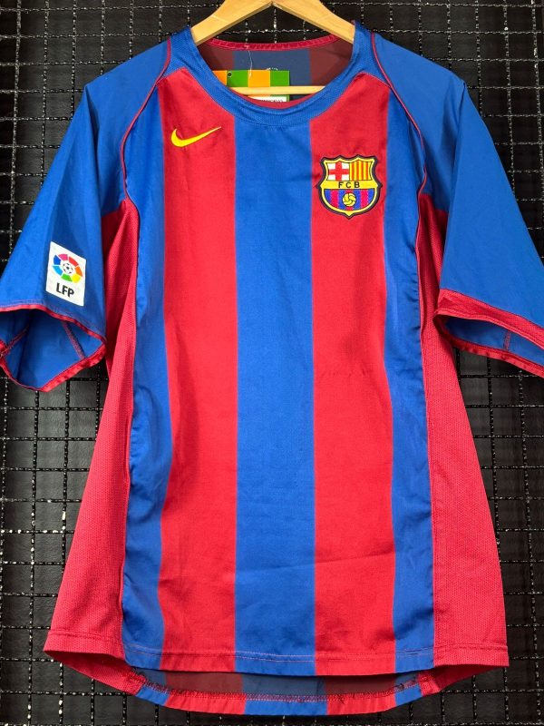 Camisa Barcelona Nike 2004 Ronaldinho Gaúcho Total 90