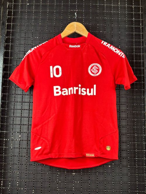 Camisa Internacional Reebok 2009 infantil vermelha