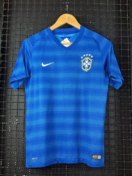 Camisa Brasil Nike 2014 azul infantil