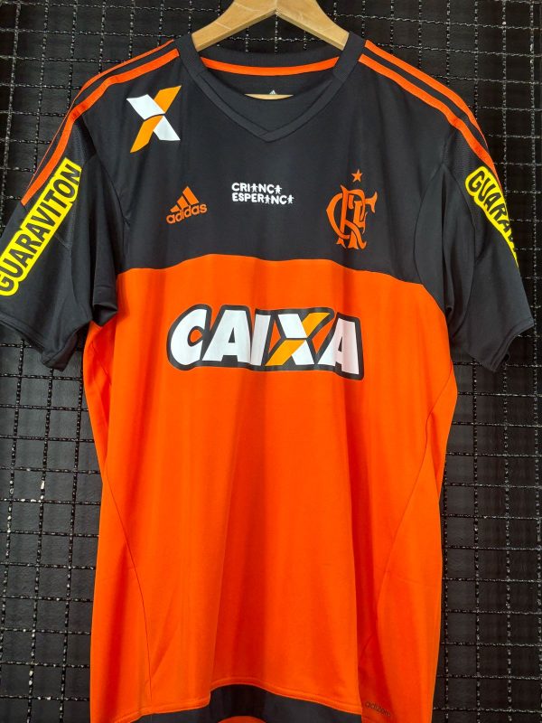 Camisa Flamengo Adidas 2015 César Criança Esperança goleiro