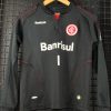 Camisa Internacional Reebok 2010 goleiro mangas longas infantil