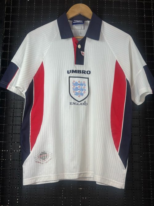 Camisa Inglaterra Umbro 1998 branca infantil