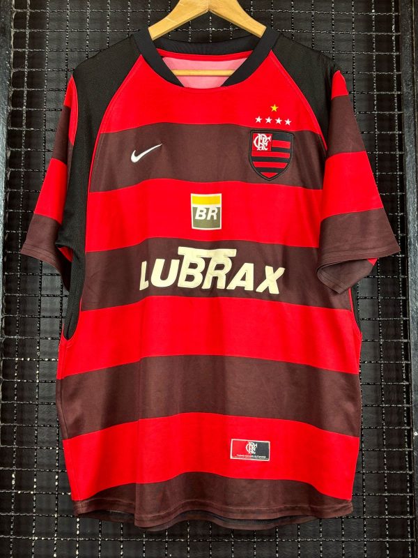 Camisa Flamengo Nike 2002 rubro-negra